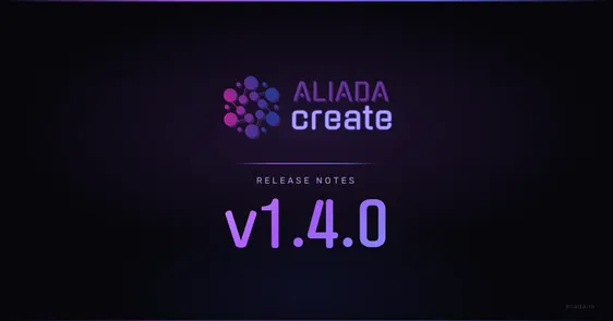 Aliada Create v1.4.0: Improved User Experience