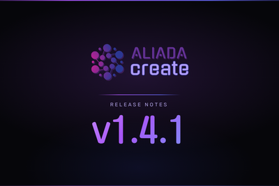 Aliada Create v1.4.1: First Release of the Year