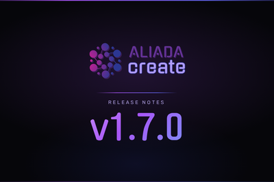 Aliada Create v1.7.0: Last Spring Release